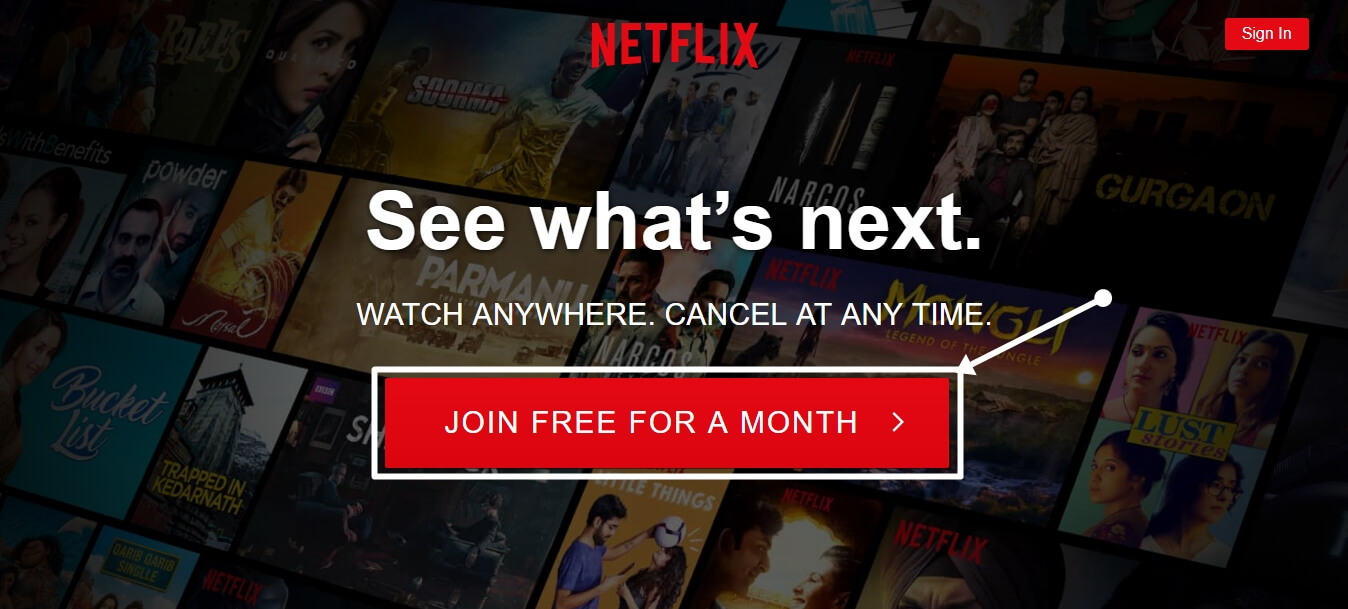 Netflix Official Website