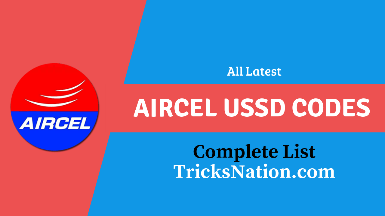 Aircel USSD Codes List