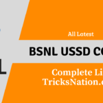 BSNL USSD Codes List