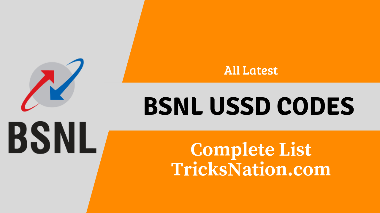 BSNL USSD Codes List
