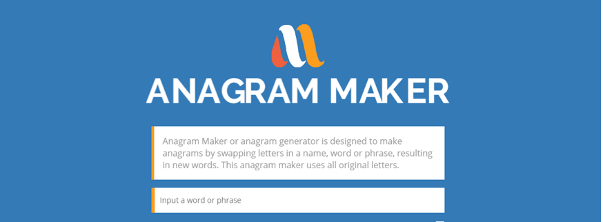 Anagram Maker