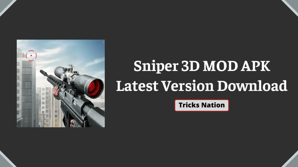 Sniper 3D MOD APK (Unlimited Money & Diamonds, All Guns Unlocked)