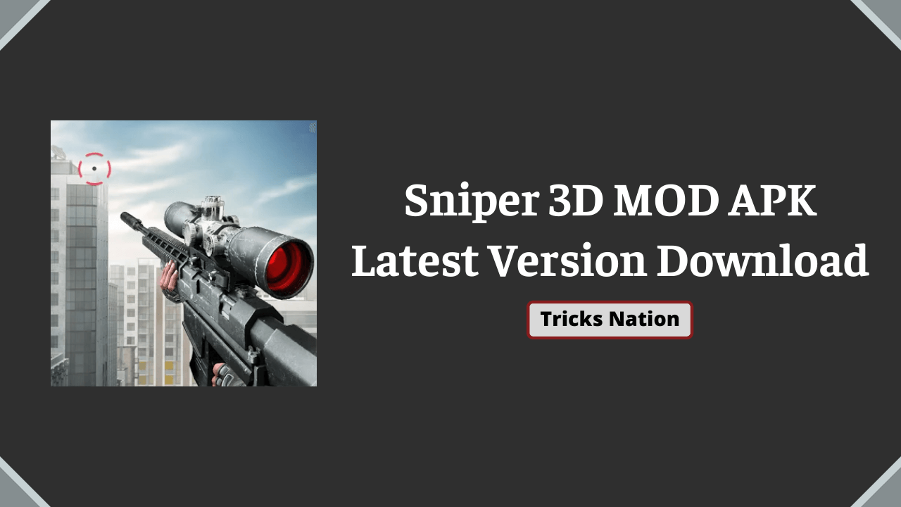 Sniper 3d Mod Apk Unlimited Money Diamonds All Guns Unlocked